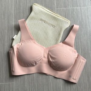 Honeylove XL Vneck bra- rose tan